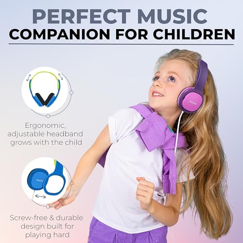 Philips SHK2000PK/00 Leichtkopfhörer inkl. Laustärkebegrenzung pink - 8
