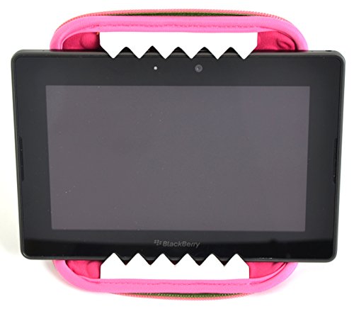 Tab Zoo Universal Pouch Case Schutzhülle mit integriertem Stand für 8 Zoll (20,3 cm) Tablets im niedlichen Design – Krokodil - 2