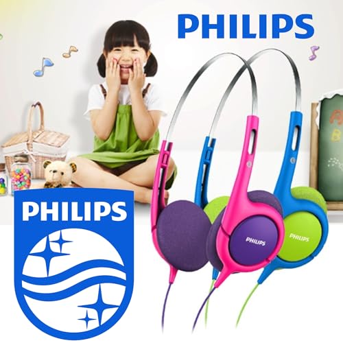 Philips SHK 1031 Leichtkopfhörer für Kinder pink (Maximale Lautstärke auf 85dB begrenzt) - 2
