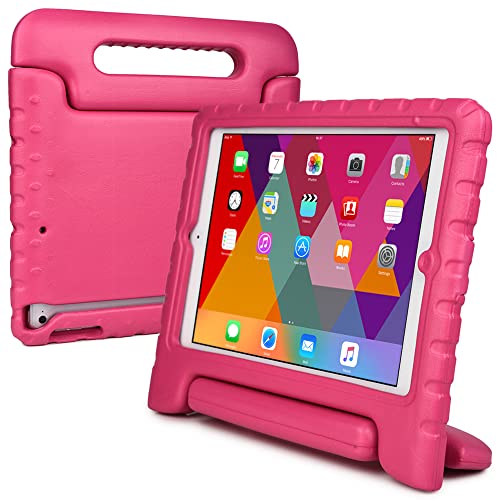 Cooper Cases(TM) Dynamo iPad Mini Kids Case in Pink + Free Screen Protector (Lightweight, Shock-Absorbing, Child-Safe EVA Foam, Built-in Handle and Viewing Stand)