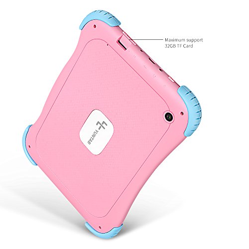 Yuntab Q91 tablet kids 7 Zoll Allwinner A33 Android 5.1 Quad-core1.5GHz Google Tablet PC HD Capacitive Multi-Touch-Bildschirm 8GB Dual Kamera 8Go Google Play Vorinstalliert,WLAN,3D Spiel unterstützt (Rose) - 2