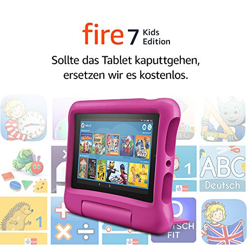 Fire 7 Kids Edition-Tablet, 17,7 cm (7 Zoll) Display, 16 GB, pinke kindgerechte Hülle - 14
