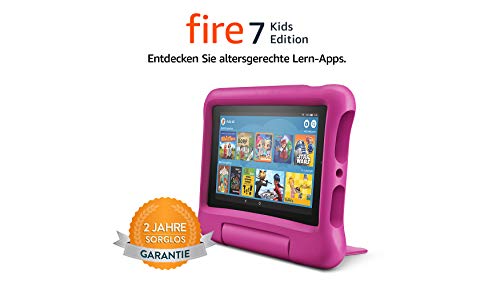 Fire 7 Kids Edition-Tablet, 17,7 cm (7 Zoll) Display, 16 GB, pinke kindgerechte Hülle - 15
