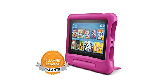 Fire 7 Kids Edition-Tablet, 17,7 cm (7 Zoll) Display, 16 GB, pinke kindgerechte Hülle - 19