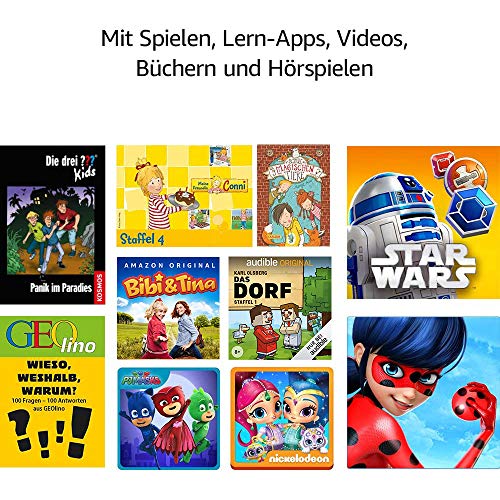 Fire 7 Kids Edition-Tablet, 17,7 cm (7 Zoll) Display, 16 GB, pinke kindgerechte Hülle - 5